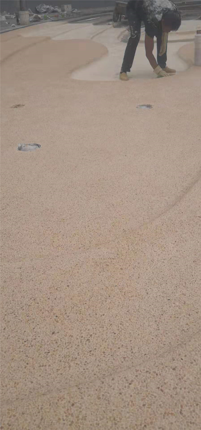 露天公园水洗石